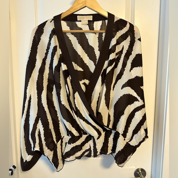 Michael Kors Silk Dolman Sleeve Blouse - Picture 1 of 6